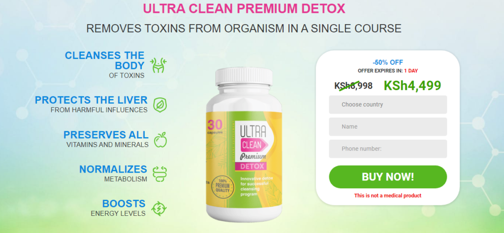 Ultra clean premium detox Viungo
