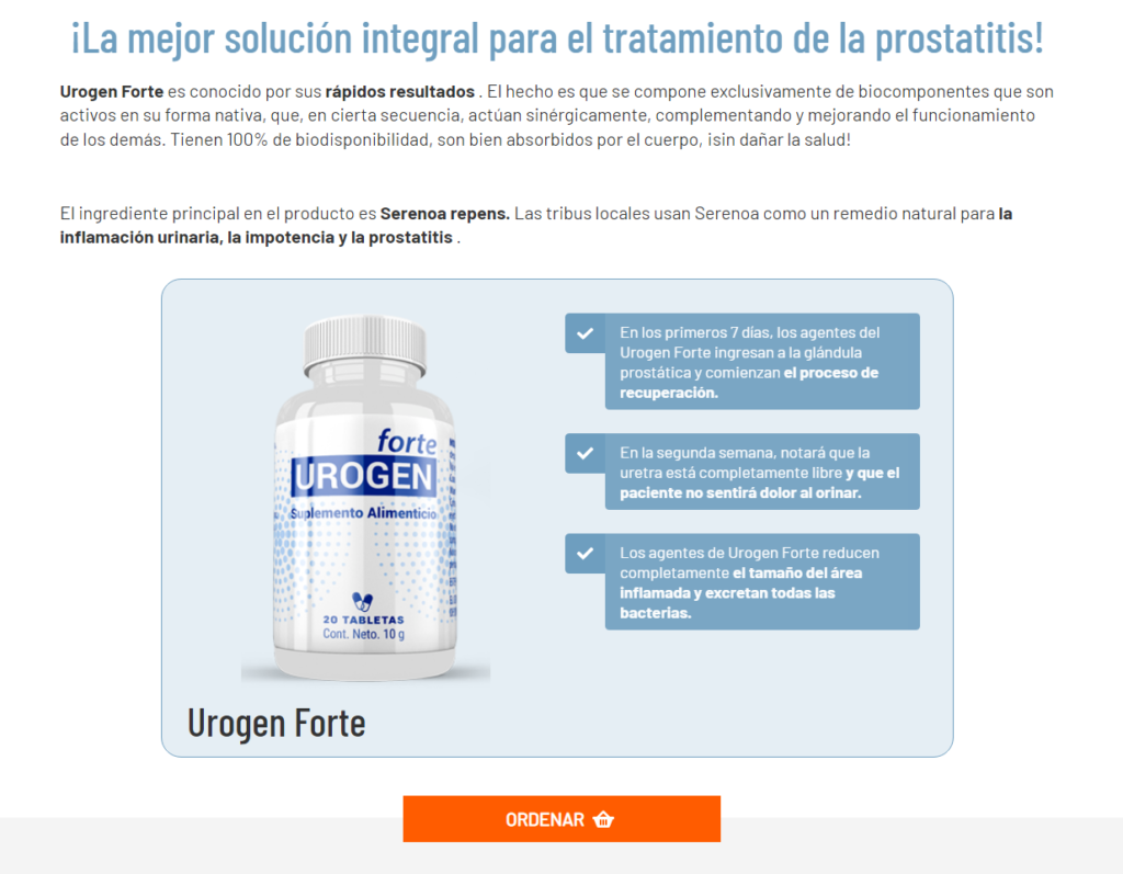 Urogen Forte Precio