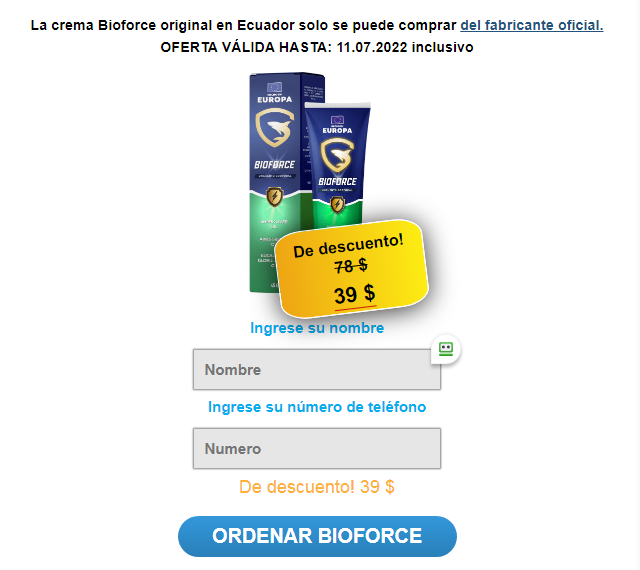 Bioforce reseñas