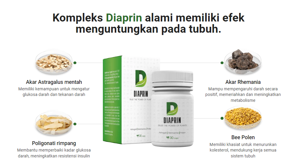 Diaprin bahan