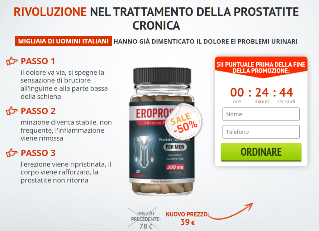 Eroprostin recensioni