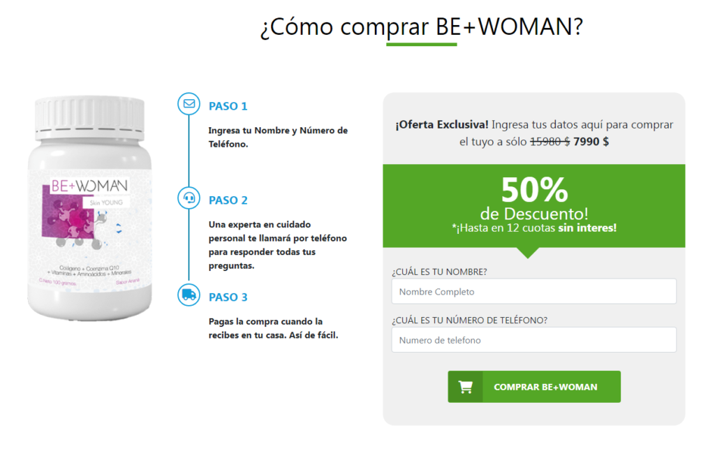 Be+woman polvo