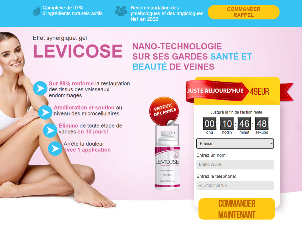 Levicose Avantages