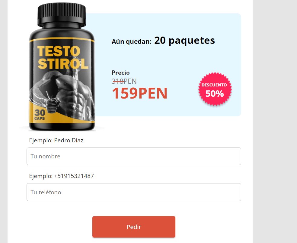 Testostirol reseñas