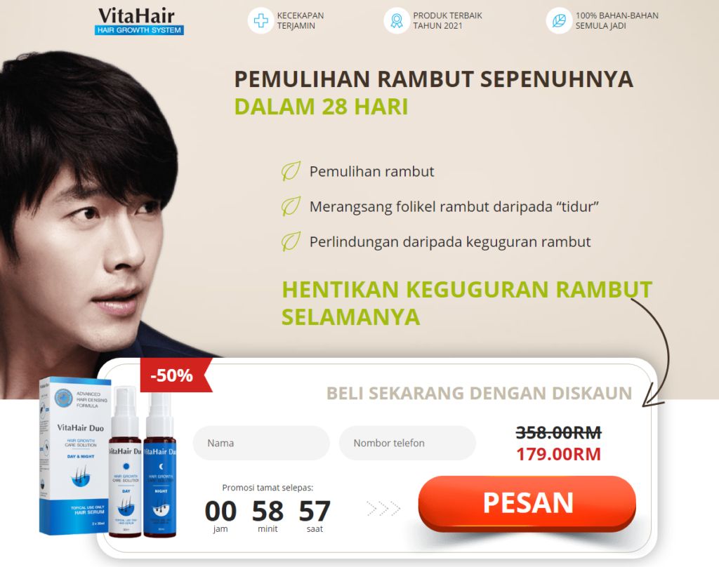 VitaHair Duo ulasan