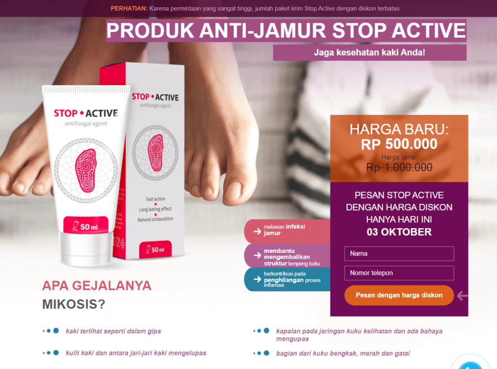 Stop Active Bahan