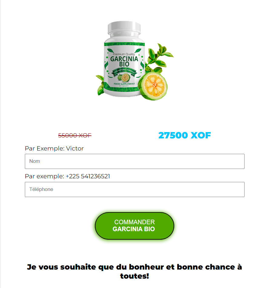 Garcinia Bio Prix