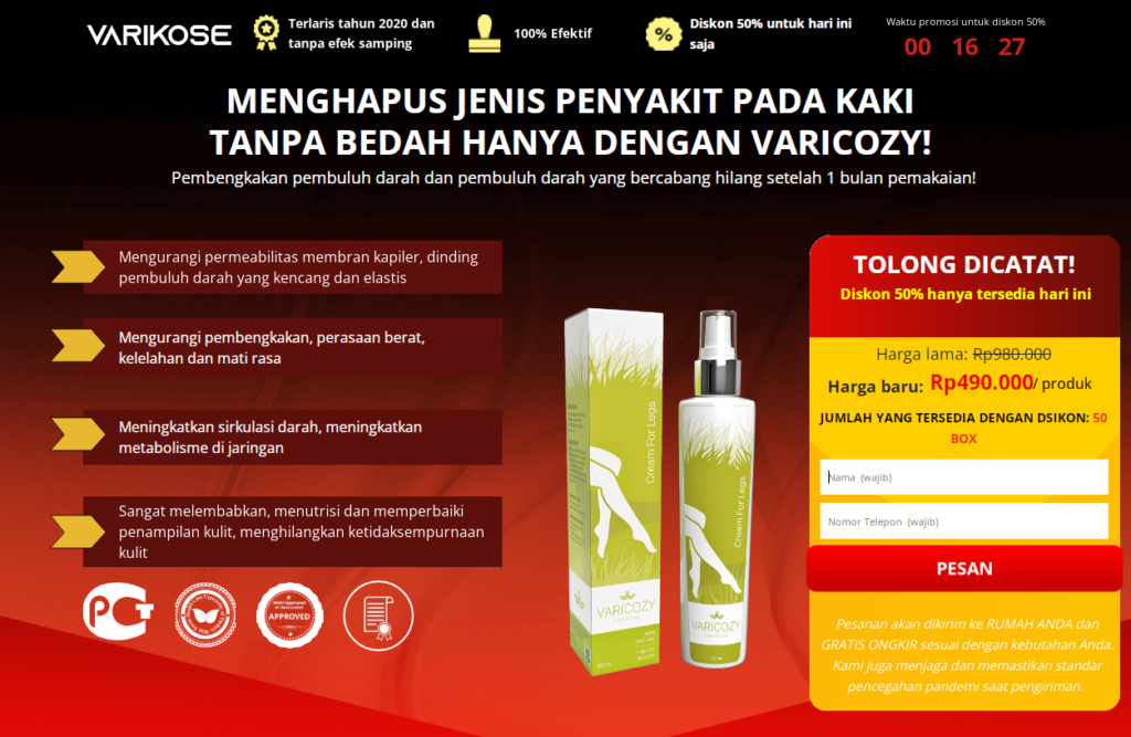 Varicozy Harga