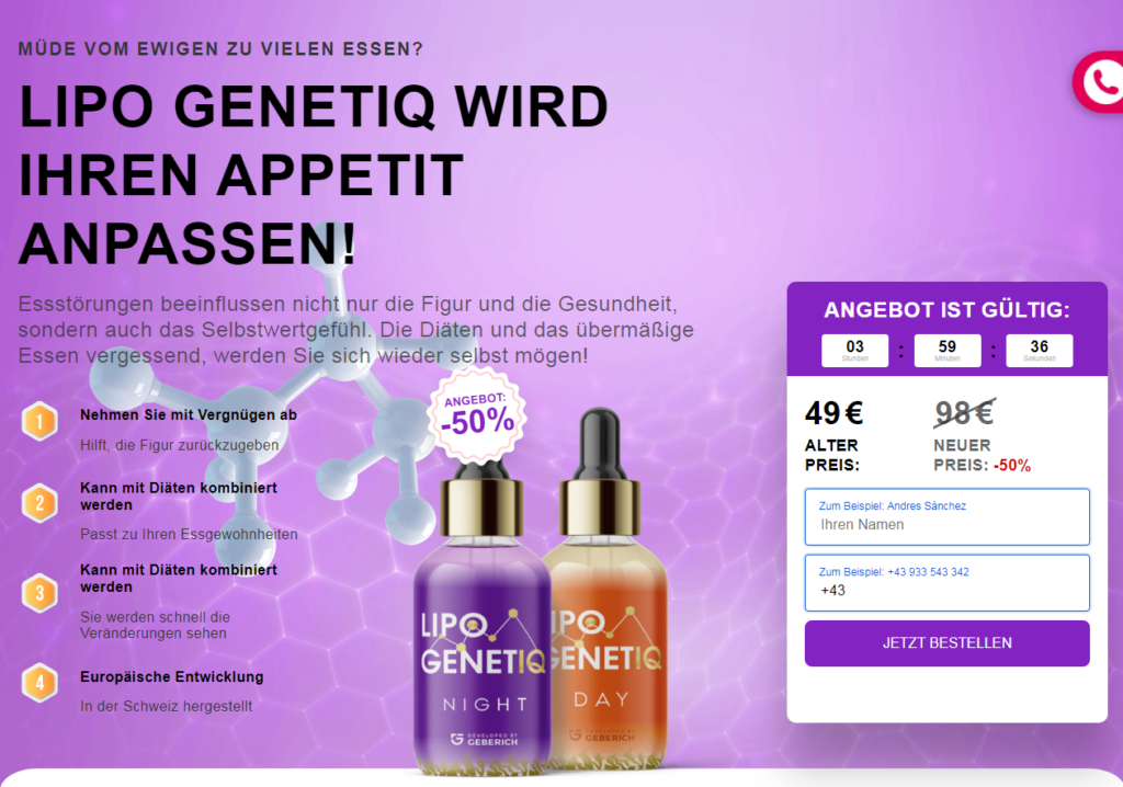 Lipo Genetiq Bewertungen