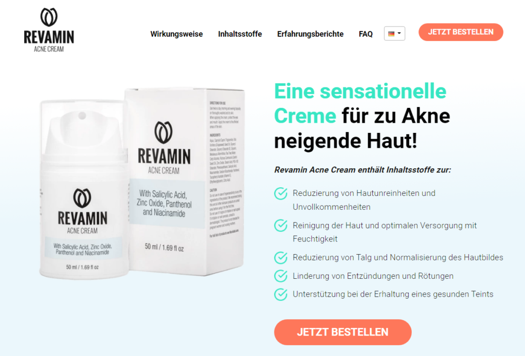 Revamin Acne Cream Preis