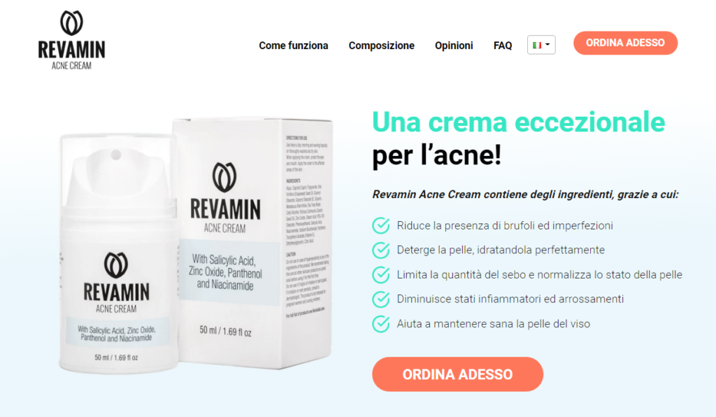 Revamin Acne Cream Recensioni