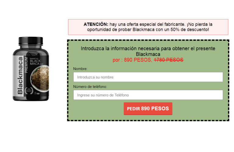 Blackmaca Premium Precio