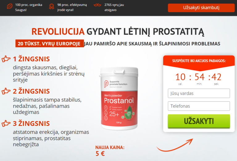 Prostanol papildyti