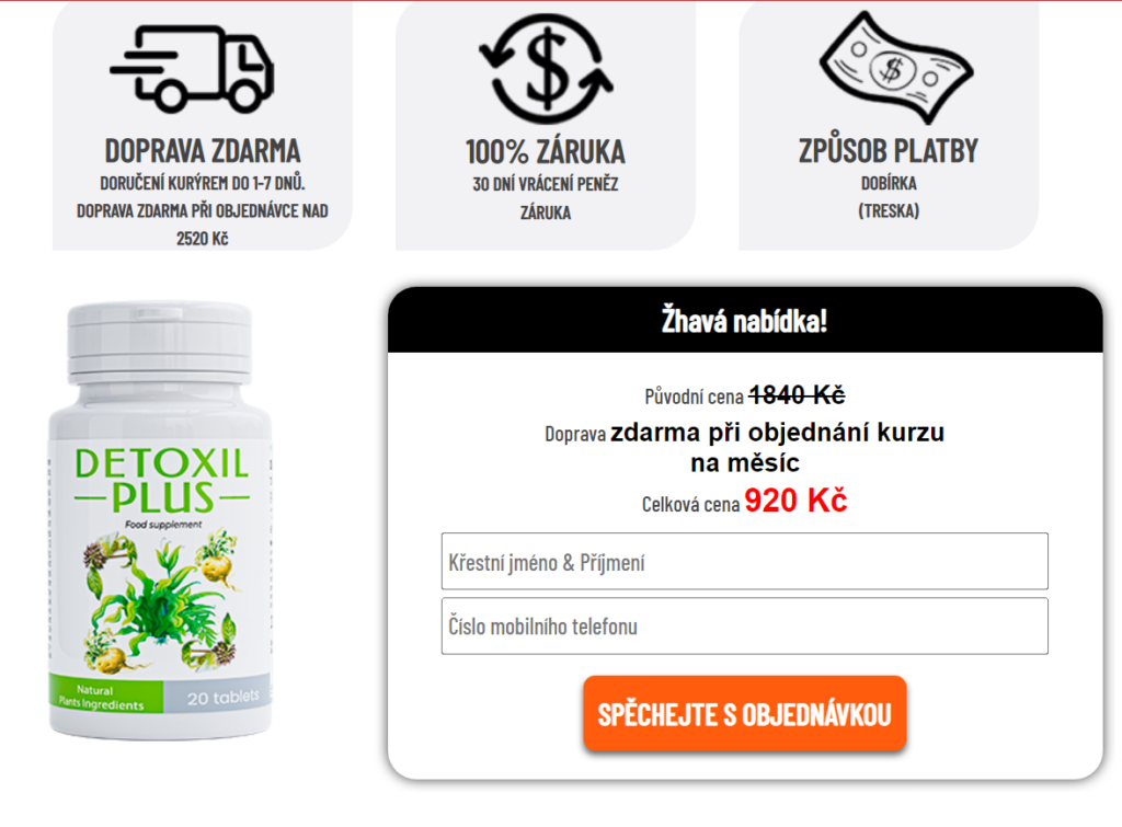 Detoxil plus Cena