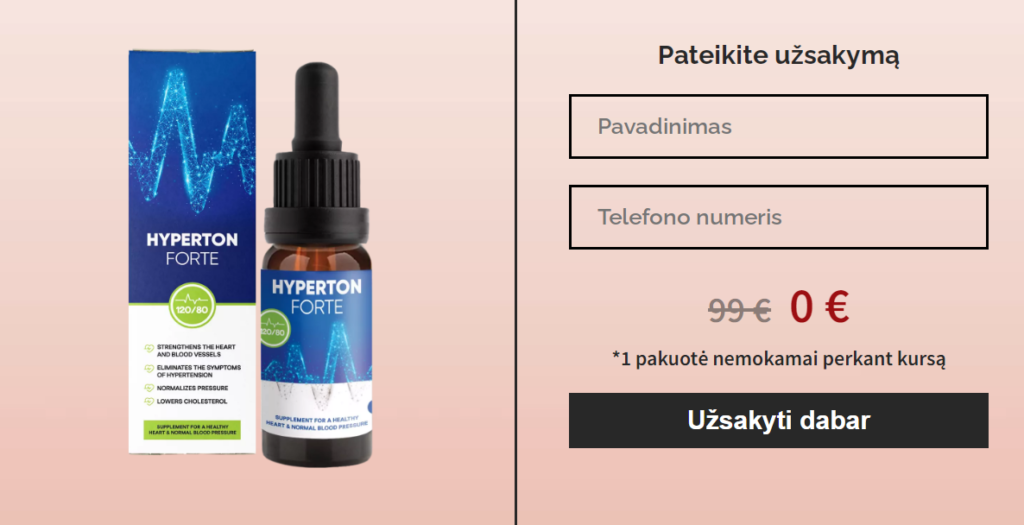 Hyperton forte apžvalgos