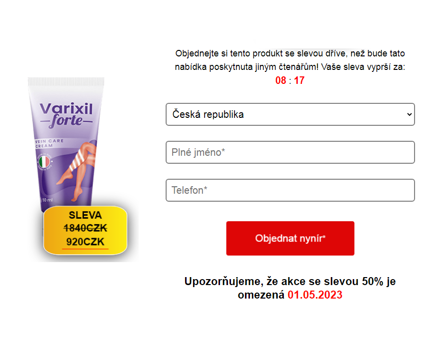Varixil Forte Cena