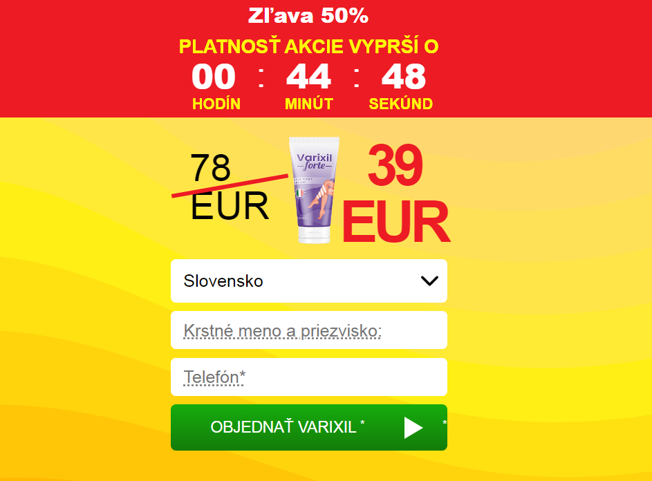 Varixil Forte cena