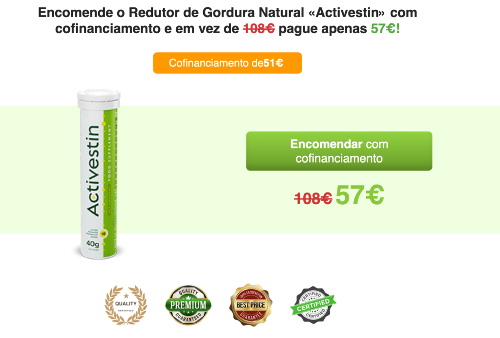 Activestin Preço