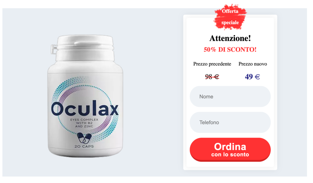 Oculax capsula